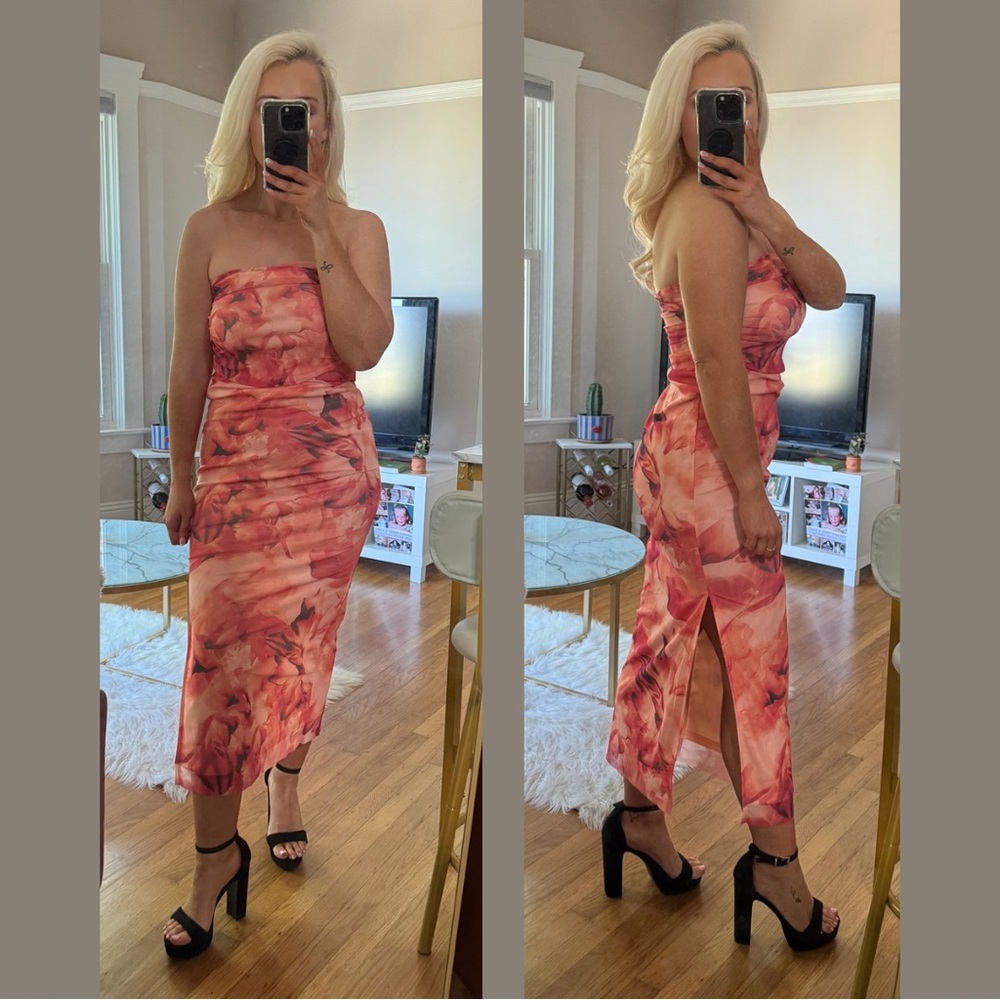 Floral midi dress